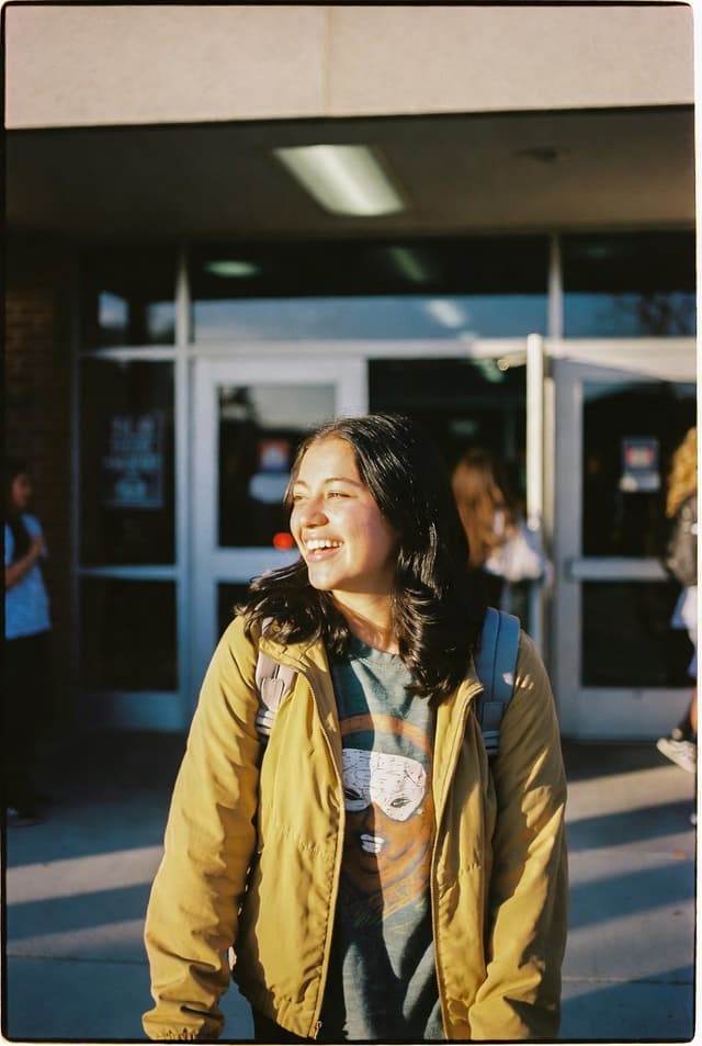 International students on an American campus