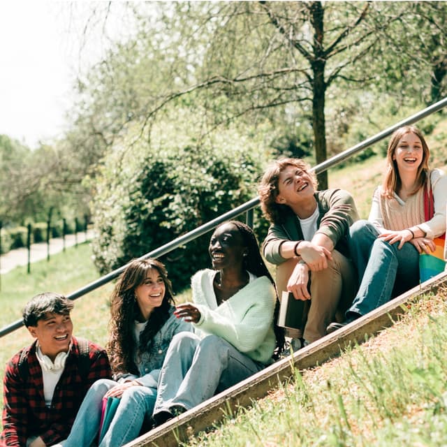 Students in American classroom